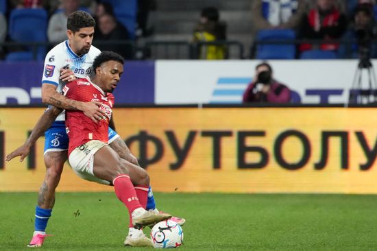 Russia Soccer Premier-League Dynamo - Spartak