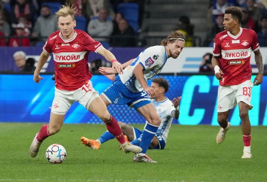 Russia Soccer Premier-League Dynamo - Spartak
