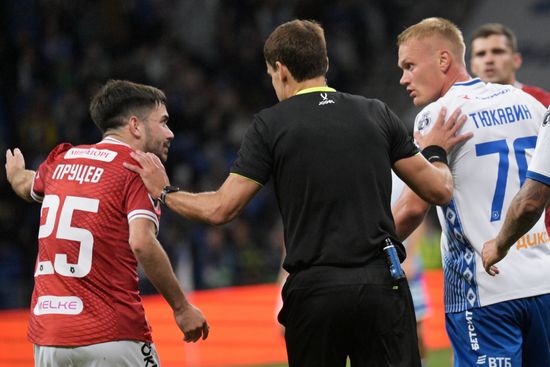 Russia Soccer Premier-League Dynamo - Spartak