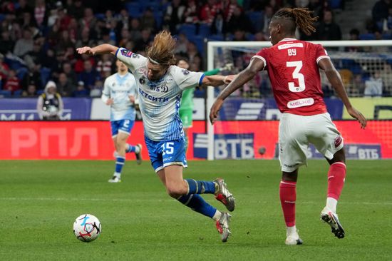 Russia Soccer Premier-League Dynamo - Spartak