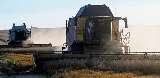 Russia Agriculture Wheat Harvesting
