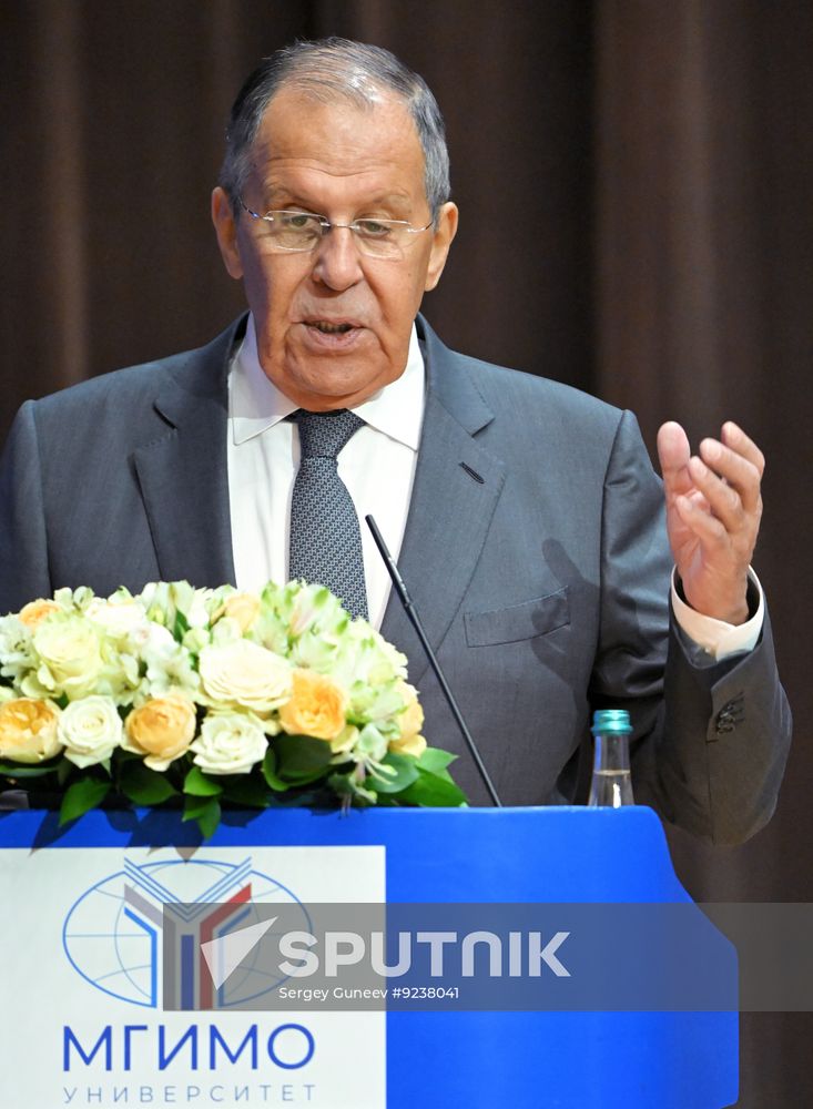 Russia Lavrov Education