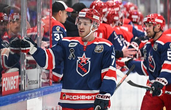 Russia Ice Hockey Kontinental League CSKA - Spartak