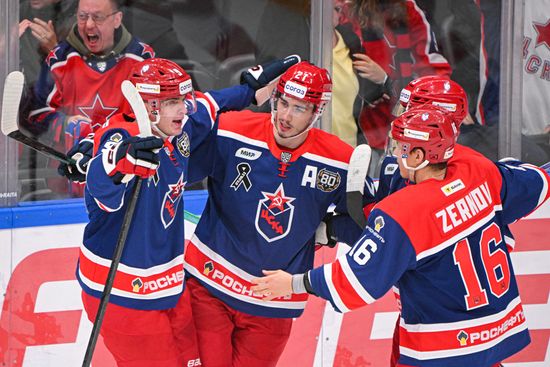 Russia Ice Hockey Kontinental League CSKA - Spartak
