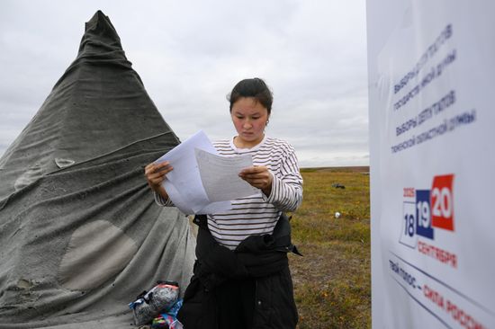 Russia Parliamentary Election Early Voting