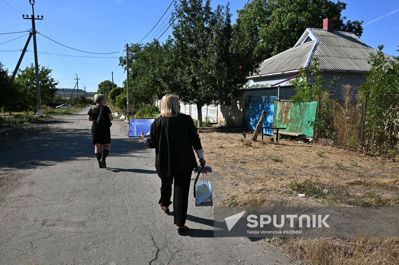 Russia DPR Parliamentary Election Early Voting