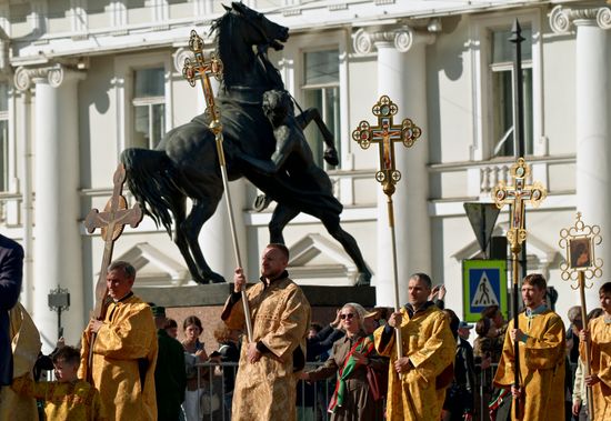 Russia Religion St Alexander Nevsky Feast