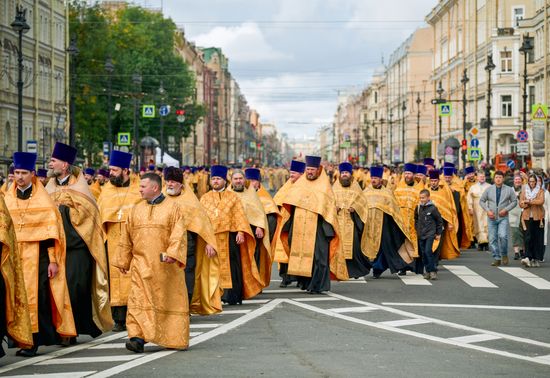 Russia Religion St Alexander Nevsky Feast