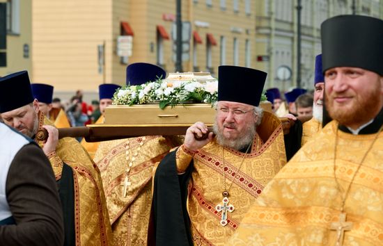 Russia Religion St Alexander Nevsky Feast
