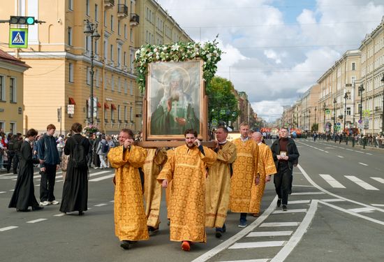 Russia Religion St Alexander Nevsky Feast