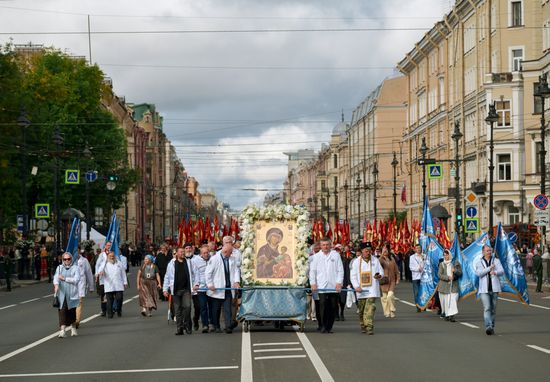 Russia Religion St Alexander Nevsky Feast