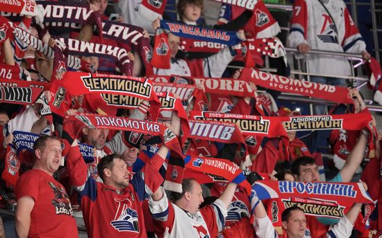 Russia Ice Hockey Kontinental League CSKA - Lokomotiv