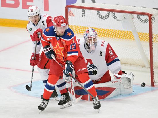 Russia Ice Hockey Kontinental League CSKA - Lokomotiv