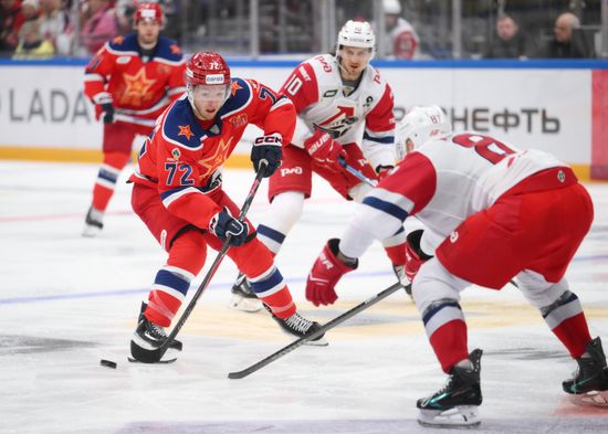 Russia Ice Hockey Kontinental League CSKA - Lokomotiv