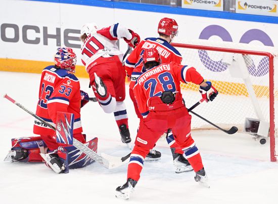 Russia Ice Hockey Kontinental League CSKA - Lokomotiv