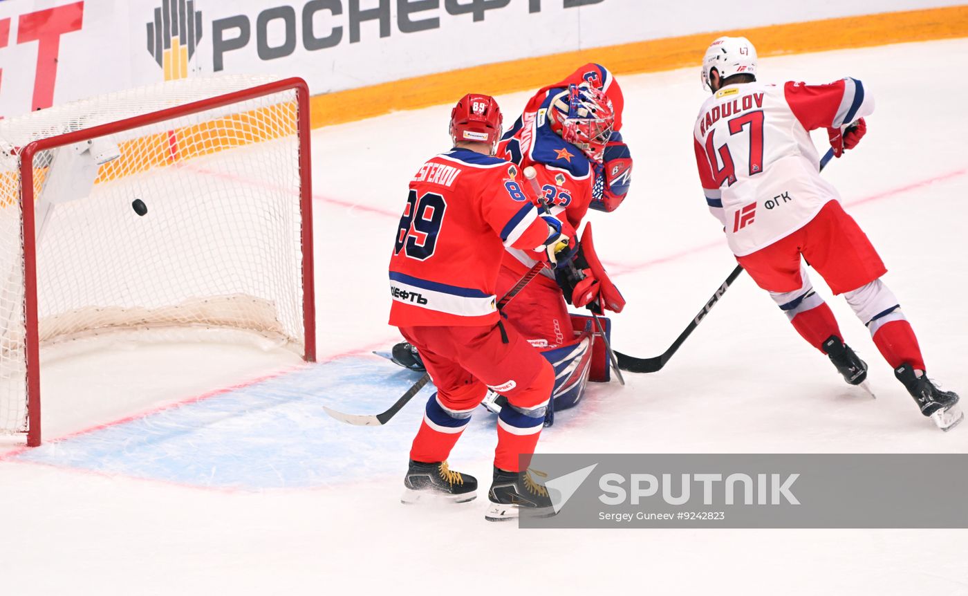Russia Ice Hockey Kontinental League CSKA - Lokomotiv