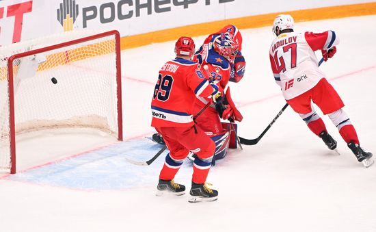 Russia Ice Hockey Kontinental League CSKA - Lokomotiv