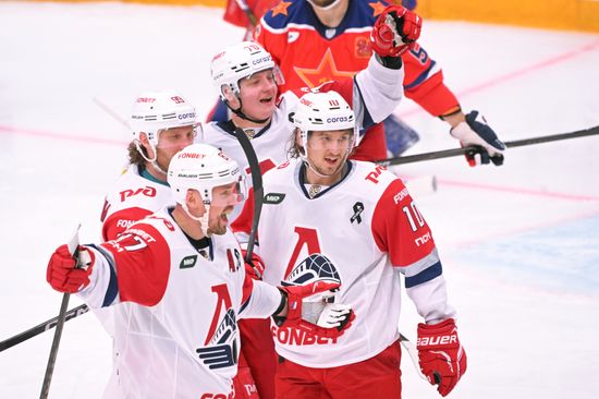 Russia Ice Hockey Kontinental League CSKA - Lokomotiv