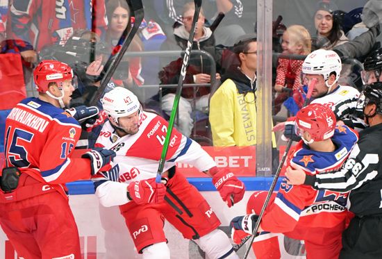 Russia Ice Hockey Kontinental League CSKA - Lokomotiv