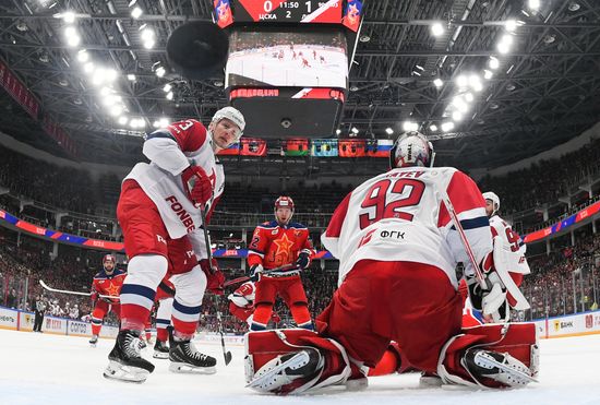 Russia Ice Hockey Kontinental League CSKA - Lokomotiv