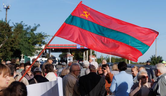 Moldova Transnistria Taxes Protest