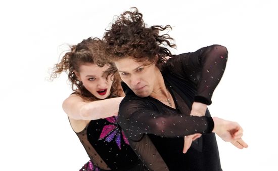 Russia Figure Skating Test Skates Ice Dance