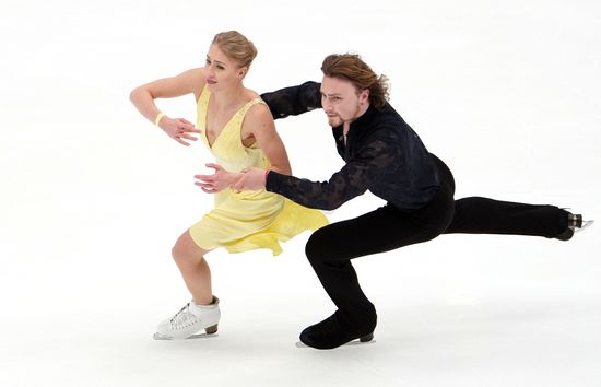 Russia Figure Skating Test Skates Ice Dance