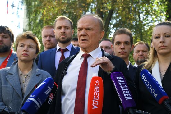 Russia Parliamentary Election Party Leaders