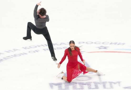 Russia Figure Skating Test Skates Ice Dance