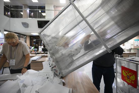 Russia Parliamentary Election Vote Counting