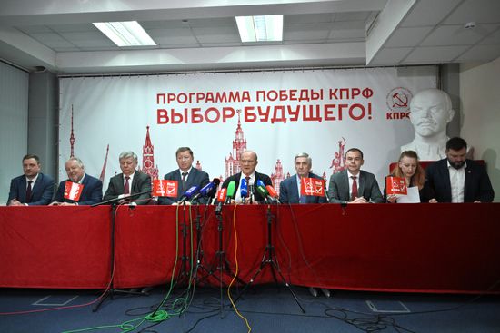 Russia Parliamentary Election Parties Preliminary Results