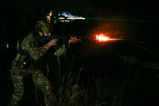 Russia Ukraine Military Operation Air Defence Training