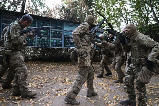 Russia Ukraine Military Operation Troops Training