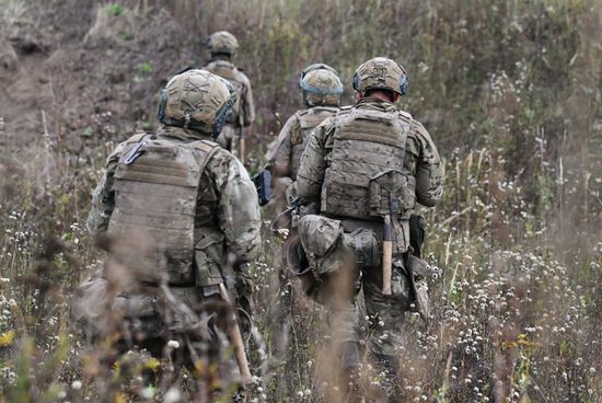 Russia Ukraine Military Operation Troops Training