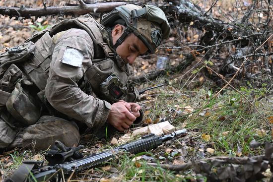 Russia Ukraine Military Operation Troops Training