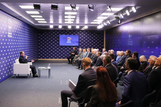 Russia Medvedev Parliament