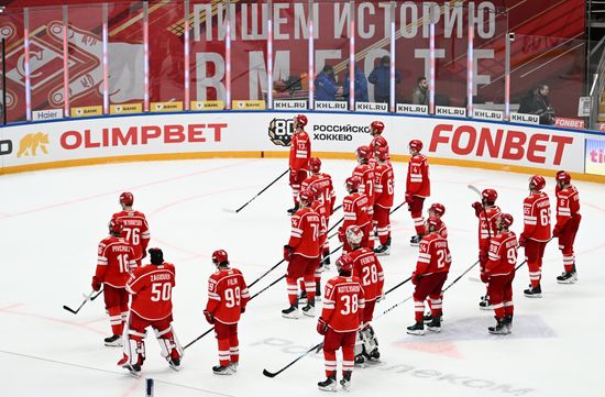 Russia Ice Hockey Kontinental League Spartak - Avangard