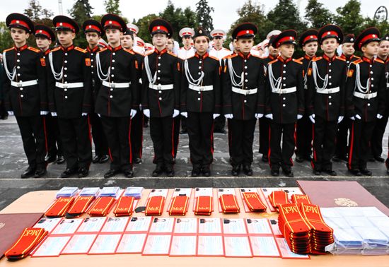 Russia Cadets Induction