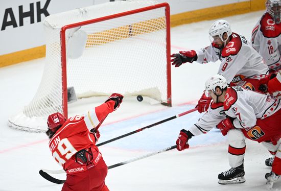 Russia Ice Hockey Kontinental League Spartak - Avtomobilist