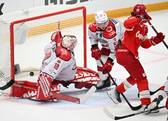 Russia Ice Hockey Kontinental League Spartak - Avtomobilist