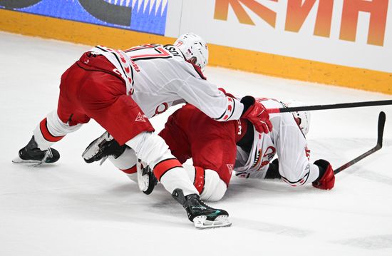 Russia Ice Hockey Kontinental League Spartak - Avtomobilist