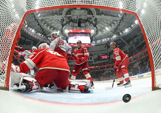 Russia Ice Hockey Kontinental League Spartak - Avtomobilist