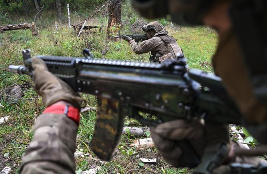 Russia Ukraine Military Operation Troops Training