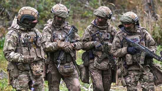Russia Ukraine Military Operation Troops Training