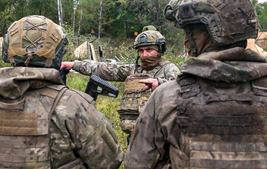 Russia Ukraine Military Operation Troops Training