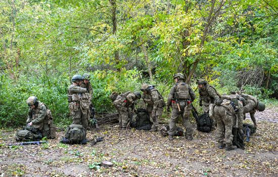 Russia Ukraine Military Operation Troops Training