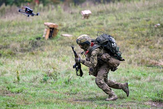 Russia Ukraine Military Operation Troops Training