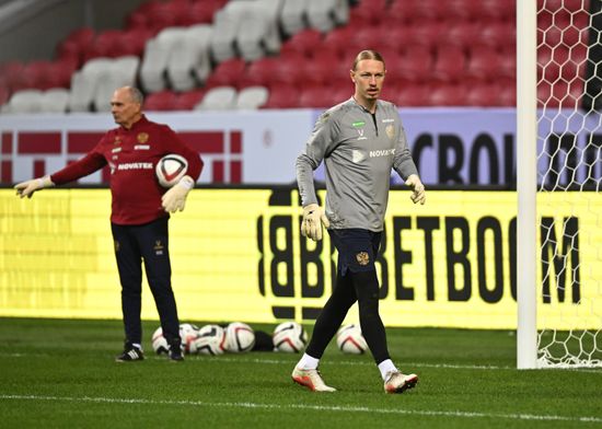 Russia Soccer Friendly Russia Training
