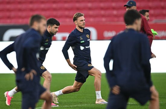 Russia Soccer Friendly Russia Training