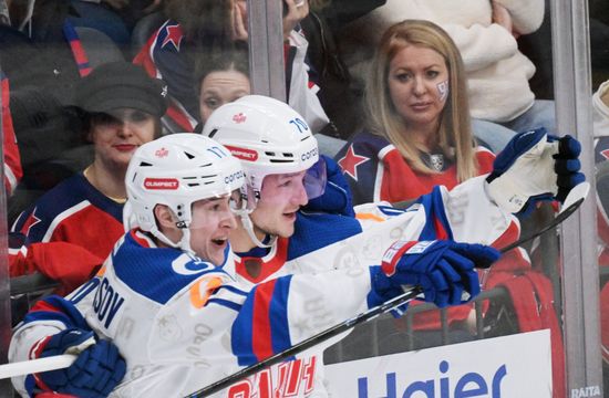 Russia Ice Hockey Kontinental League CSKA - SKA